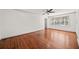 Bright living room featuring hardwood floors and natural light from the bay window at 1286 Calhoun Sw Ter, Atlanta, GA 30314