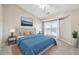 Inviting bedroom with vaulted ceiling, plush carpet, and stylish furnishings create a relaxing space at 3182 Mill Springs Cir, Buford, GA 30519