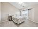 Cozy bedroom with a vaulted ceiling, soft carpet, and natural light; ideal for relaxation at 3182 Mill Springs Cir, Buford, GA 30519