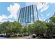 A full exterior shot of a high rise apartment building with many balconies at 3324 Peachtree Ne Rd # 814, Atlanta, GA 30326