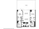 Condo floor plan showing two bedrooms, two baths, kitchen, terrace, and living room at 3324 Peachtree Ne Rd # 814, Atlanta, GA 30326