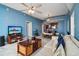 Bright living space with a dining area and modern entertainment center at 3324 Peachtree Ne Rd # 814, Atlanta, GA 30326