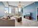 Modern living room with large windows and comfortable seating area at 3324 Peachtree Ne Rd # 814, Atlanta, GA 30326