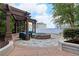 Outdoor patio with a fire pit and city views at 3324 Peachtree Ne Rd # 814, Atlanta, GA 30326
