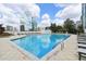 Rooftop pool with lounge chairs and views of city buildings at 3324 Peachtree Ne Rd # 814, Atlanta, GA 30326