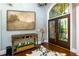 Elegant foyer showcasing a decorative rug, and an arched door that leads to outdoor views at 447 Lacy Rd, Canton, GA 30115