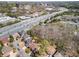 Overhead shot of a community with access to a major freeway and city amenities at 1734 Summit Glen, Atlanta, GA 30329