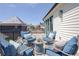 This beautiful and relaxing outdoor seating area is perfect for entertaining guests and enjoying the weather at 250 4Th St, Fayetteville, GA 30214