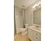 Neat bathroom with a shower/tub combo and simple vanity at 2593 Abbotts Glen Nw Dr, Acworth, GA 30101