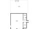 Floor plan showing patio, garage, storage, hall and room at 404 Queensbury Pl, Acworth, GA 30102