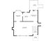 Floor plan showing living room, kitchen, dining room, breakfast nook, deck, foyer, and porch at 404 Queensbury Pl, Acworth, GA 30102