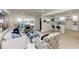 Open concept living room leading into the kitchen with bar stool seating at 2480 Miriam Ln, Decatur, GA 30032
