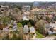 An aerial view displays the property within a residential area, with commercial buildings in the background at 1109 Pine Grove Ne Ave, Brookhaven, GA 30319