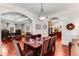 Formal dining room with beautiful hardwood floors and archways, great for entertaining at 1109 Pine Grove Ne Ave, Brookhaven, GA 30319