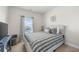Well-lit bedroom with a comfortable bed and modern accents at 82 Rising Fawn Ln, Marietta, GA 30060