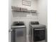 Laundry room featuring a modern washer and dryer at 82 Rising Fawn Ln, Marietta, GA 30060