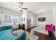 Bright living room with modern furniture and hardwood floors at 82 Rising Fawn Ln, Marietta, GA 30060