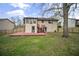 Wide backyard features a spacious deck for outdoor enjoyment at 1517 Cherry Hill Sw Rd, Conyers, GA 30094