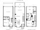 Layout of the property showcasing the first floor, second floor, and basement, and the rooms within the home at 627 Silva St # 127, Cumming, GA 30040