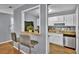 Kitchen features stainless steel appliances, butcher block countertops, and a stylish backsplash at 1281 Branch Dr, Tucker, GA 30084
