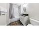 Bathroom featuring tile floors, bathtub and shower combination at 1287 University Ne Dr, Atlanta, GA 30306