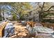 Spacious deck with outdoor seating areas, perfect for enjoying the backyard at 573 Amsterdam Ne Ave, Atlanta, GA 30306