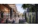 Charming outdoor seating area with modern architecture, a vibrant community, and easy parking access at 573 Amsterdam Ne Ave, Atlanta, GA 30306