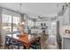 Bright eat-in kitchen featuring an island, stainless appliances, and plenty of counter space at 91 Griggs Sw St, Marietta, GA 30064