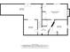 Basement floor plan showing layout of storage, recreation room and access to upper levels at 1135 Parkview Sw Way, Lilburn, GA 30047