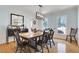 Dining room with hardwood floors and natural light at 1135 Parkview Sw Way, Lilburn, GA 30047