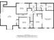 Upstairs floor plan featuring bedrooms, bathrooms, and closet spaces for a complete home layout at 1135 Parkview Sw Way, Lilburn, GA 30047