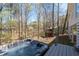 Relaxing hot tub with a view of the surrounding trees at 116 Myrtle Rd, Woodstock, GA 30189