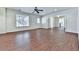 Spacious living room with luxury vinyl plank floors and lots of natural light at 3891 Greensward Nw Vw, Kennesaw, GA 30144