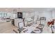 Bright, open living space featuring a modern kitchen and dining area with a fireplace at 105 Simonton (Tract 1) Se Rd, Lawrenceville, GA 30046