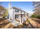 Spacious backyard with a charming pergola-covered patio perfect for outdoor entertaining at 10715 Glenbarr Dr, Johns Creek, GA 30097