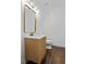 Modern bathroom with a vanity, gold fixtures, and a sleek design enhance the appeal at 2130 Waters Ferry Dr, Lawrenceville, GA 30043