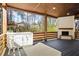 This deck features a built-in kitchen and fireplace at 2130 Waters Ferry Dr, Lawrenceville, GA 30043