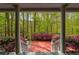 Inviting front porch framed by columns and blooming azaleas, creating a serene outdoor space at 2977 Glover Dr, Cumming, GA 30040