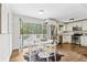 Kitchen view with stainless steel appliances and deck access through french doors at 2610 Crestdale Se Cir, Atlanta, GA 30316