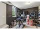 Versatile basement space, great for a home gym, with a large window and chalkboard paint on the wall at 307 Cherokee Se Ave # 3, Atlanta, GA 30312