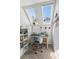 This office has built-in shelving and two skylights at 5388 Frazer Rd, Buford, GA 30518