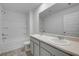 Bathroom with double sink vanity and a bathtub at 1622 Palladian Way, Lithonia, GA 30058