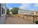 Spacious wood deck overlooking future community townhomes and green space at 113 Chestnut Trce # 8, Hapeville, GA 30354