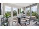 Chic dining room with modern furnishings, natural light, and stylish decor elements at 113 Chestnut Trce # 8, Hapeville, GA 30354