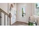 Bright entryway with modern artwork, stylish décor, and natural light at 113 Chestnut Trce # 8, Hapeville, GA 30354