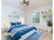 Tastefully decorated bedroom with a bed, matching side tables and artwork creates a comfy, inviting space at 67 Red Top Cir, Emerson, GA 30137