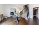 Expansive foyer with hardwood floors, staircase, and ample space for a grand welcome at 2005 Westbourne Way, Alpharetta, GA 30022