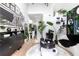 Chic living room with contemporary furnishings, greenery, and a cozy atmosphere at 3120 Godby Rd # 1118, Atlanta, GA 30349