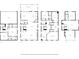 Complete floor plan overview of the home displaying multiple floors with bedrooms, living areas, and garage access at 561 S Club Dr, Woodstock, GA 30188