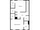 Upstairs floor plan featuring bedrooms, bathrooms, walk-in closets, a hall and stairs at 2555 Flat Shoals Rd # 3405, Atlanta, GA 30349